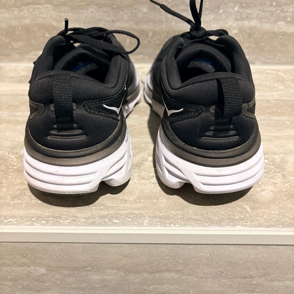 Hoka Black and White Running Shoes - Picture 3 of 9